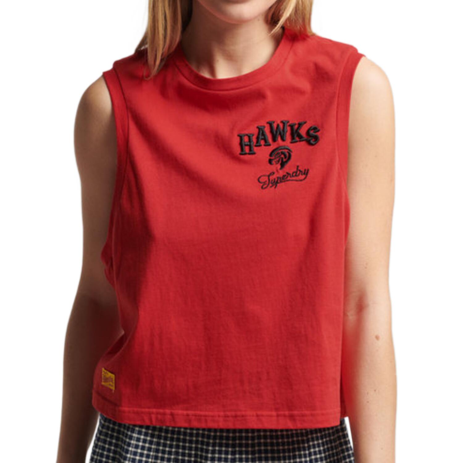 T-shirt de randonnée Superdry Vintage Collegiate pour femmes 1/2