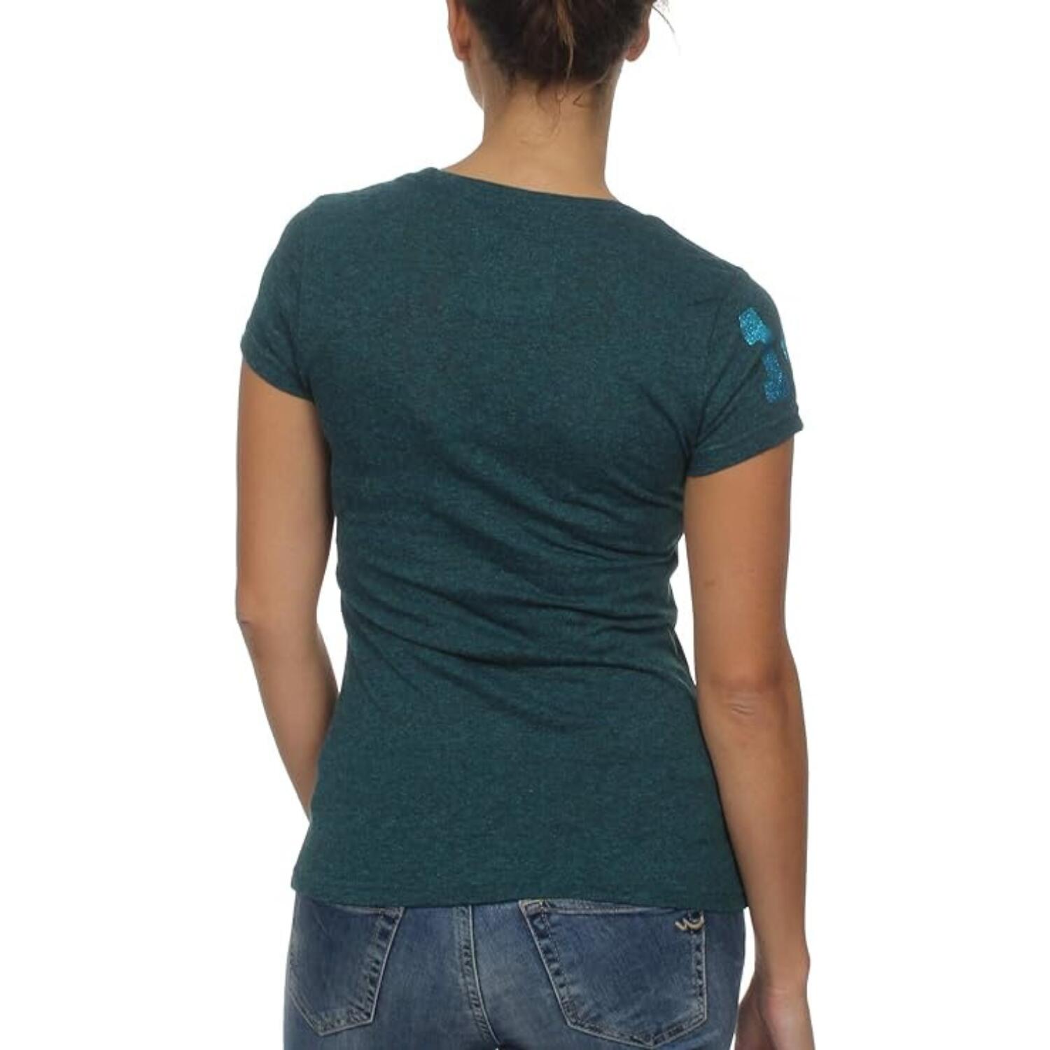T-shirt de randonnée Superdry pour femmes Logo Vintage à paillettes 2/2