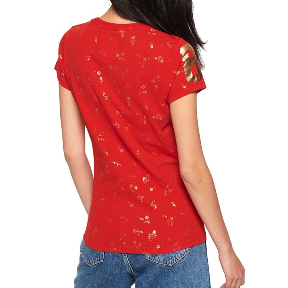 Koszulka turystyczna damska Superdry Vintage Logo Cny Floral