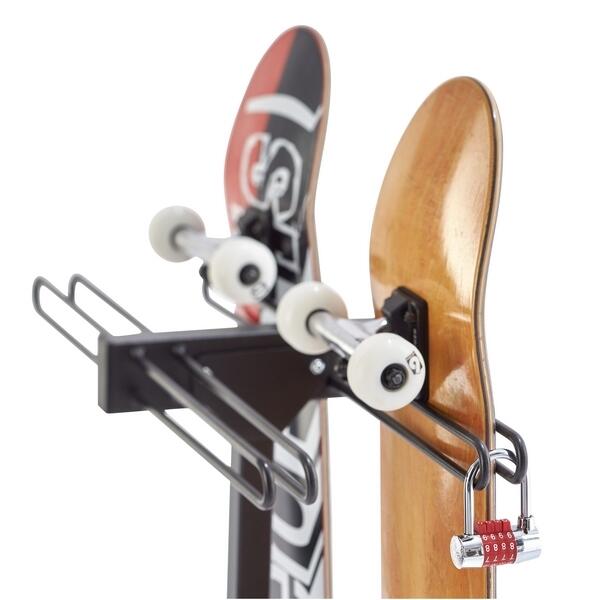 Range 4 Skateboards sur Pied avec Antivol 5/5