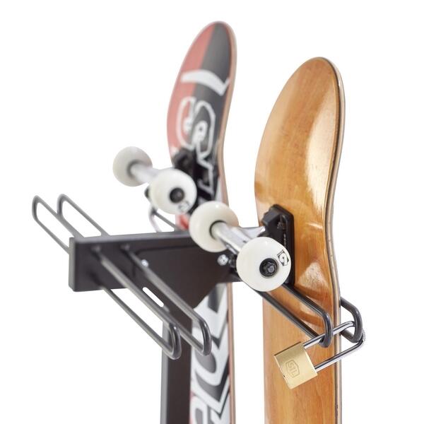 Range 4 Skateboards sur Pied avec Antivol 4/5