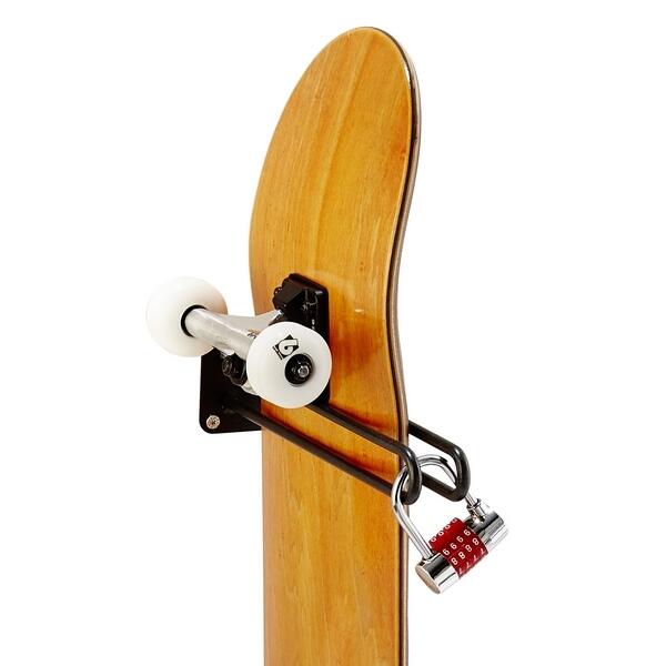 Range Skateboard Individuel Mural avec Antivol 4/4