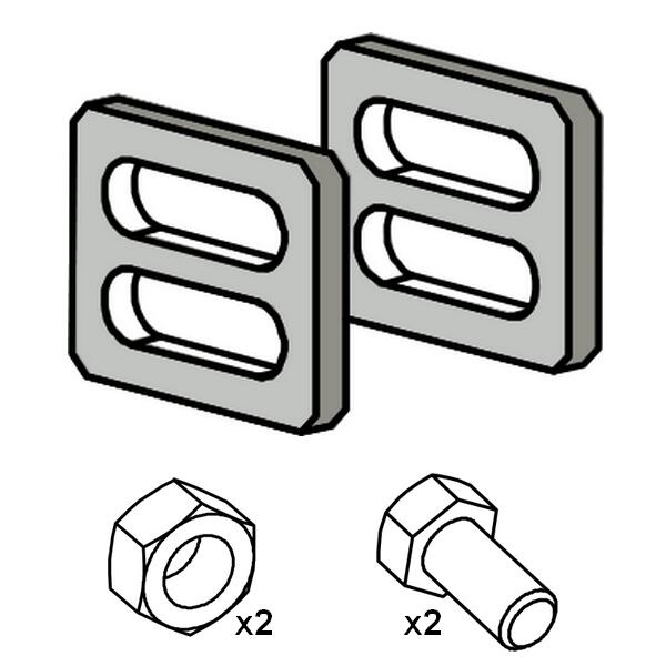 Mottez - Kit Pour Boule D'Attelage Très Courte - Adaptateur Pour Porte Vélo - Gris - Taille Unique - Decathlon