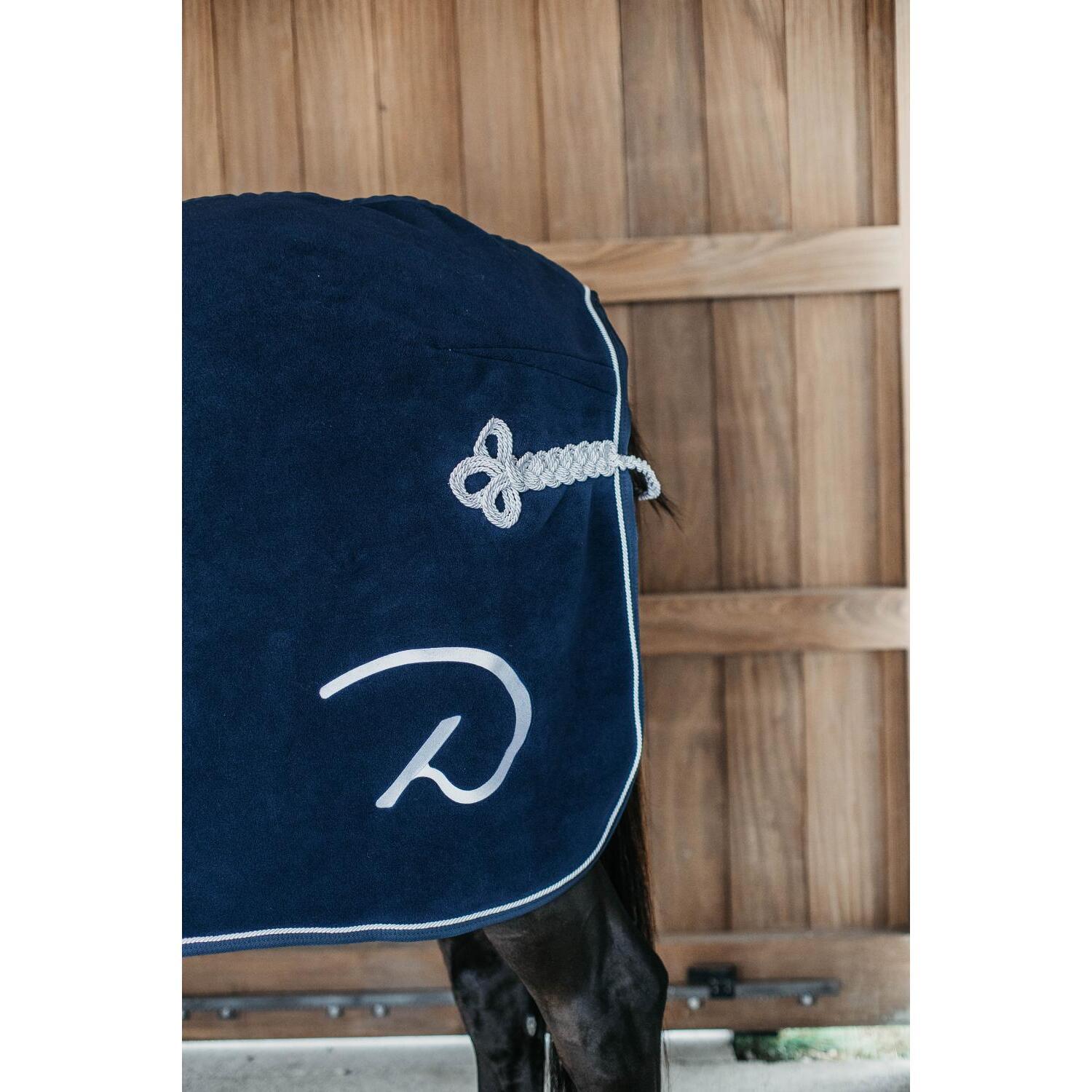 Heavy Fleecedeken - Navy 140 cm - Paardendeken 2/5