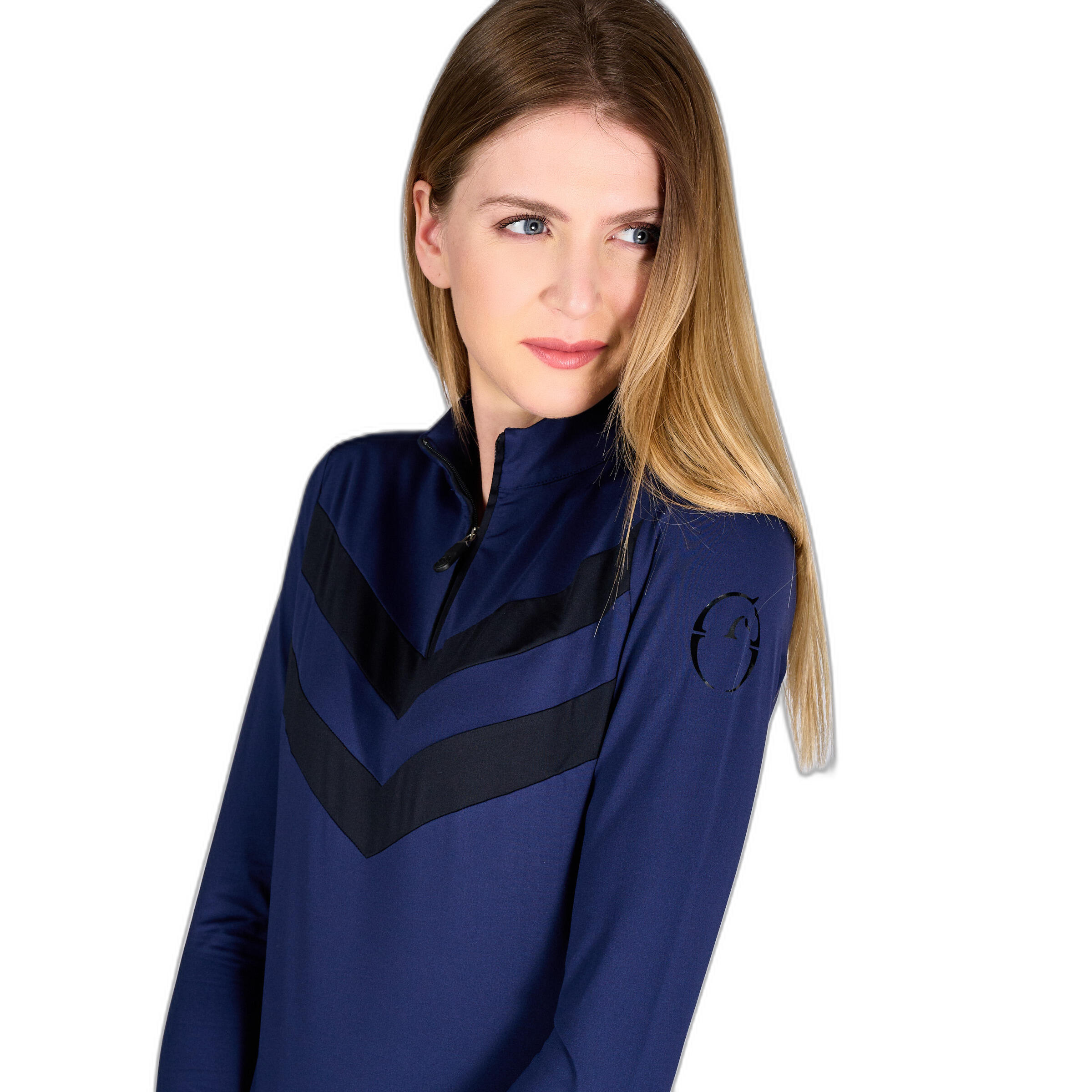 Haut D'équitation Kerrits Femme S 1/2 Manches Longues - Violet - 1/4 Zip