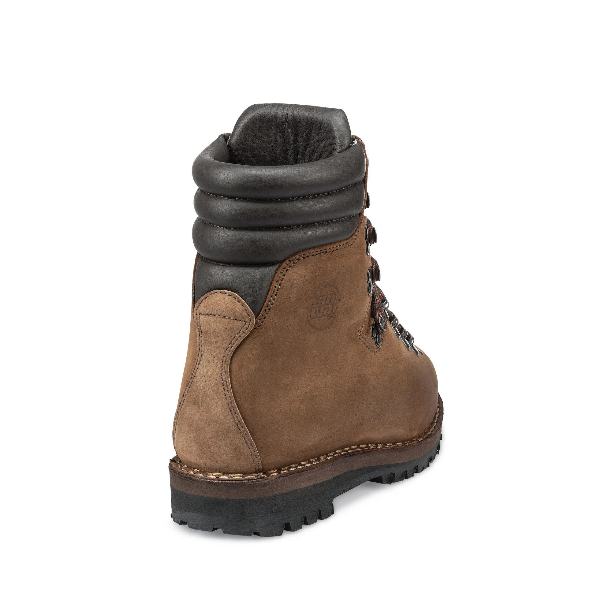 Hanwag Herren Bergell Top Wanderschuh Echtleder in braun 3/4