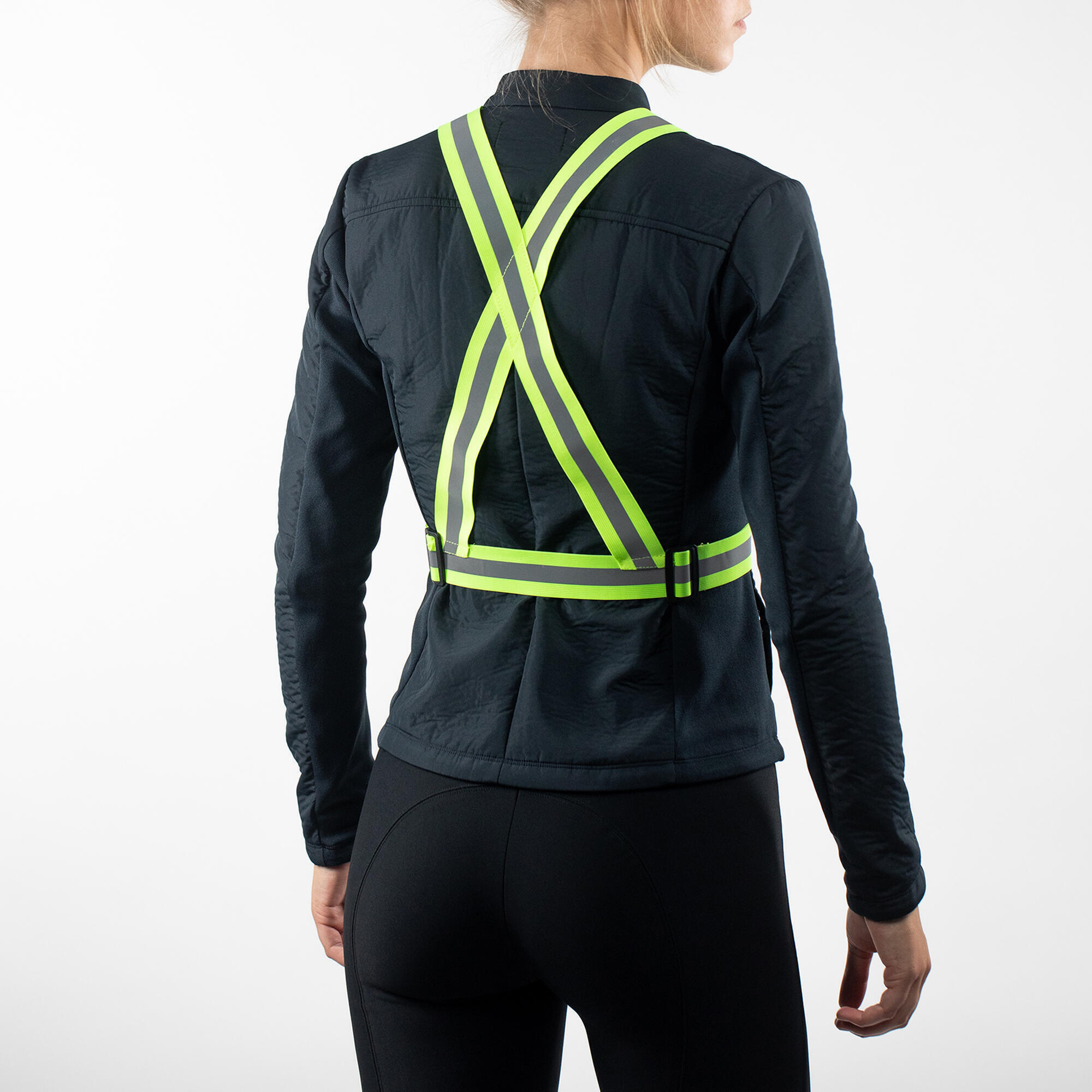 Verstelbaar rijgilet met reflecterende strepen Horze Adjustable 2/2