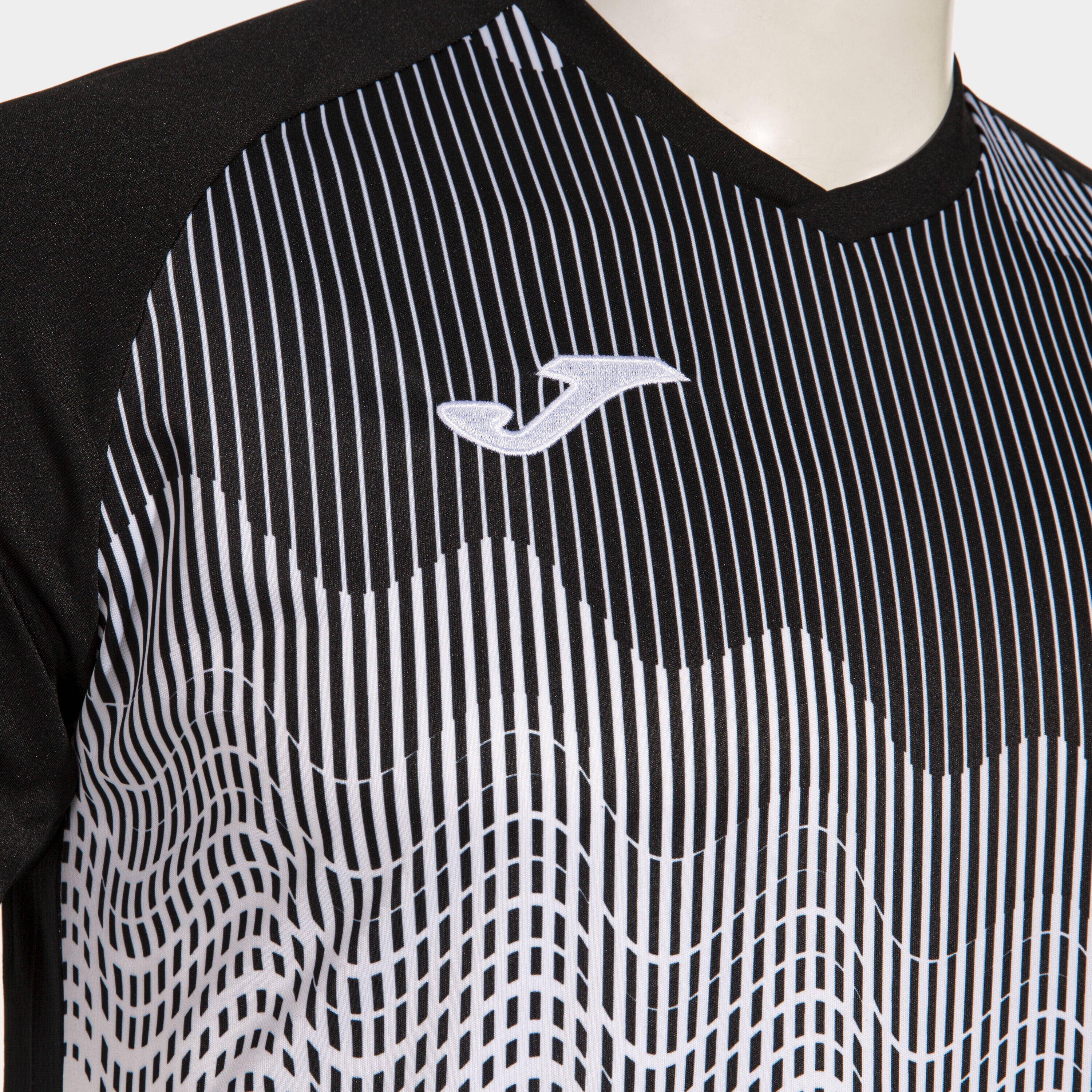 Camiseta Manga Corta Fútbol Hombre Joma Tiger VI Blanco 4/5