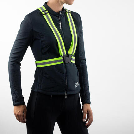 Gilet équitation ajustable à bandes réfléchissantes Horze Adjustable