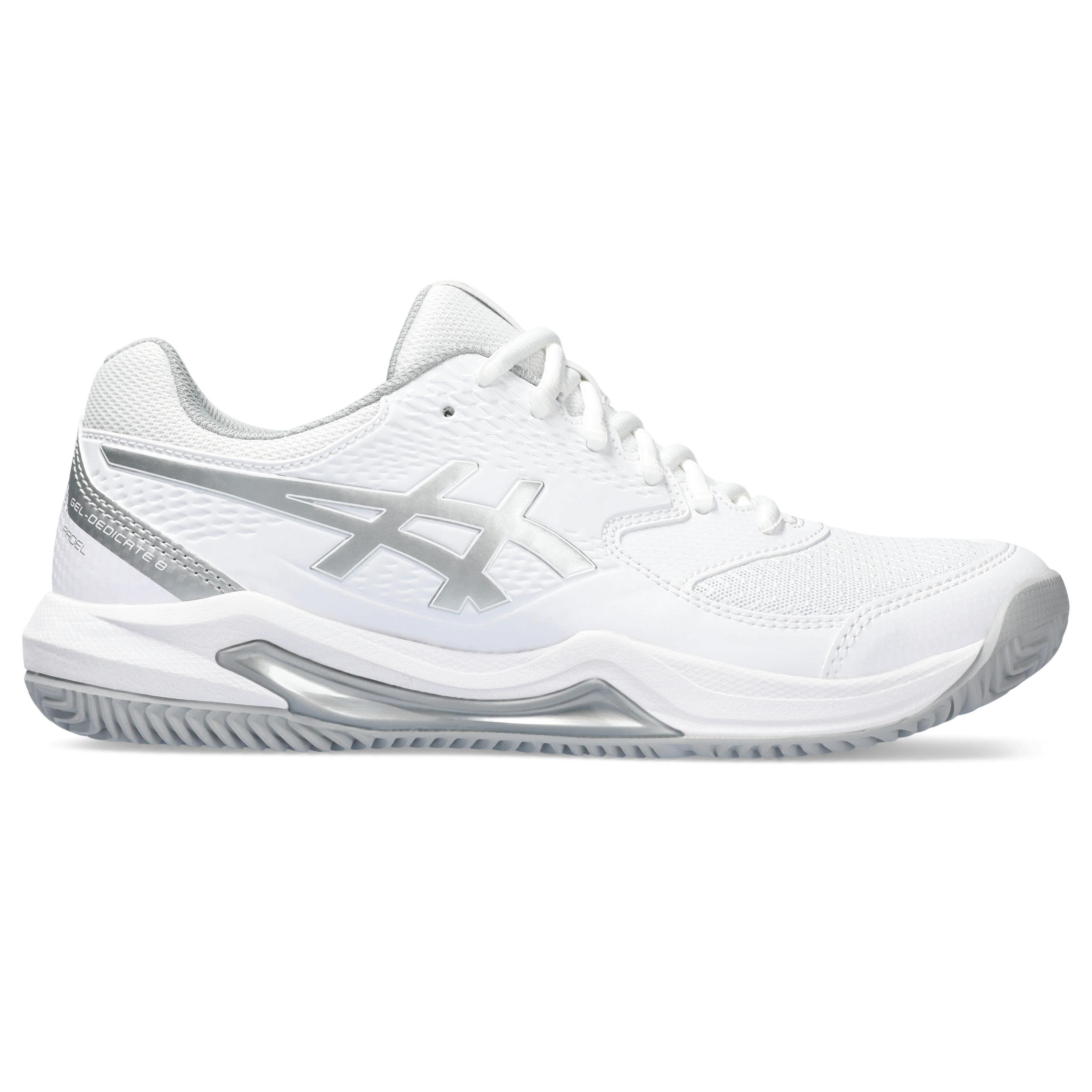 Asics - Chaussures De Padel Femme Asics Gel-dedicate 8 - Chaussures De Sport - Blanc|gris - Decathlon