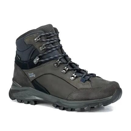Hanwag Herren Banks GTX S narrow Wanderschuh Echtleder in blau