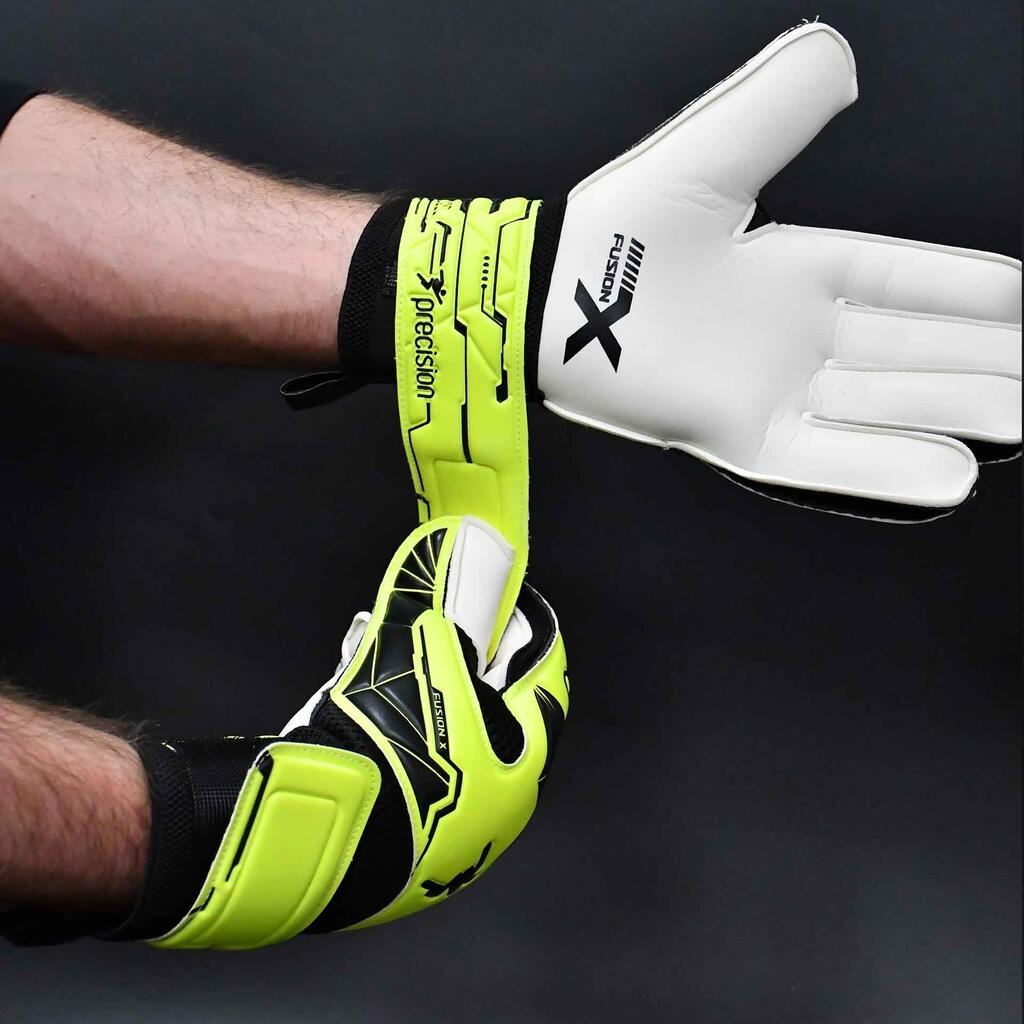 Guanti da portiere per bambini Precision Fusion X Flat Cut Essential 3/3