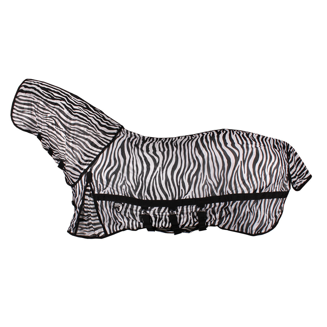 Horka - Couverture Anti-mouches Pour Cheval Avec Couvre-cou Horka - Couverture Cheval - Blanc|gris|multicolore - Decathlon