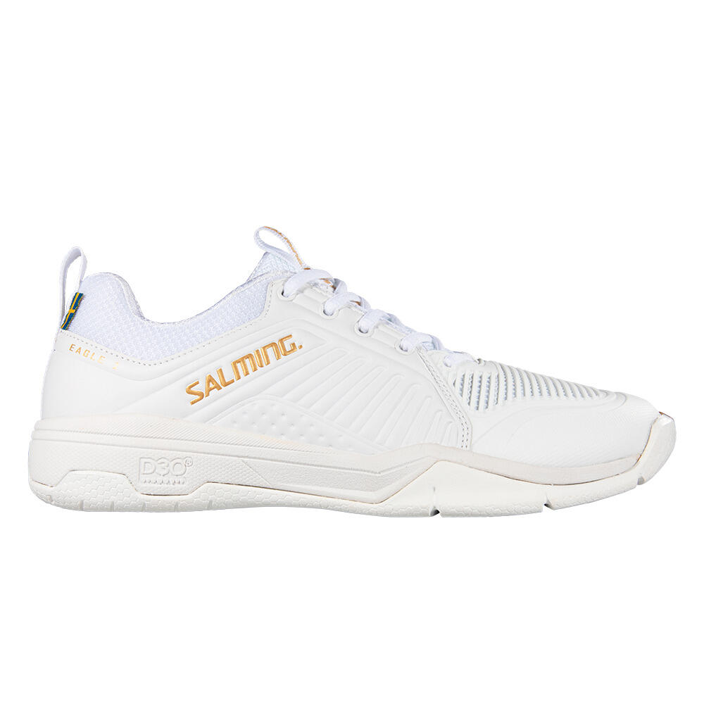 Salming - Seconde Vie - Chaussures Indoor Femme Salming Eagle 2 - Chaussures De Sport - Blanc|jaune - 38 S - Decathlon