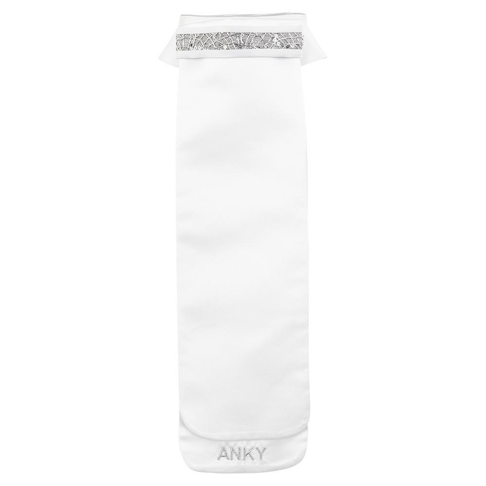 Anky - Cravate D'Équitation Avec Colliers Détachables Anky Stock Variable Cw - Cravate - Blanc|gris - 40 M - Decathlon