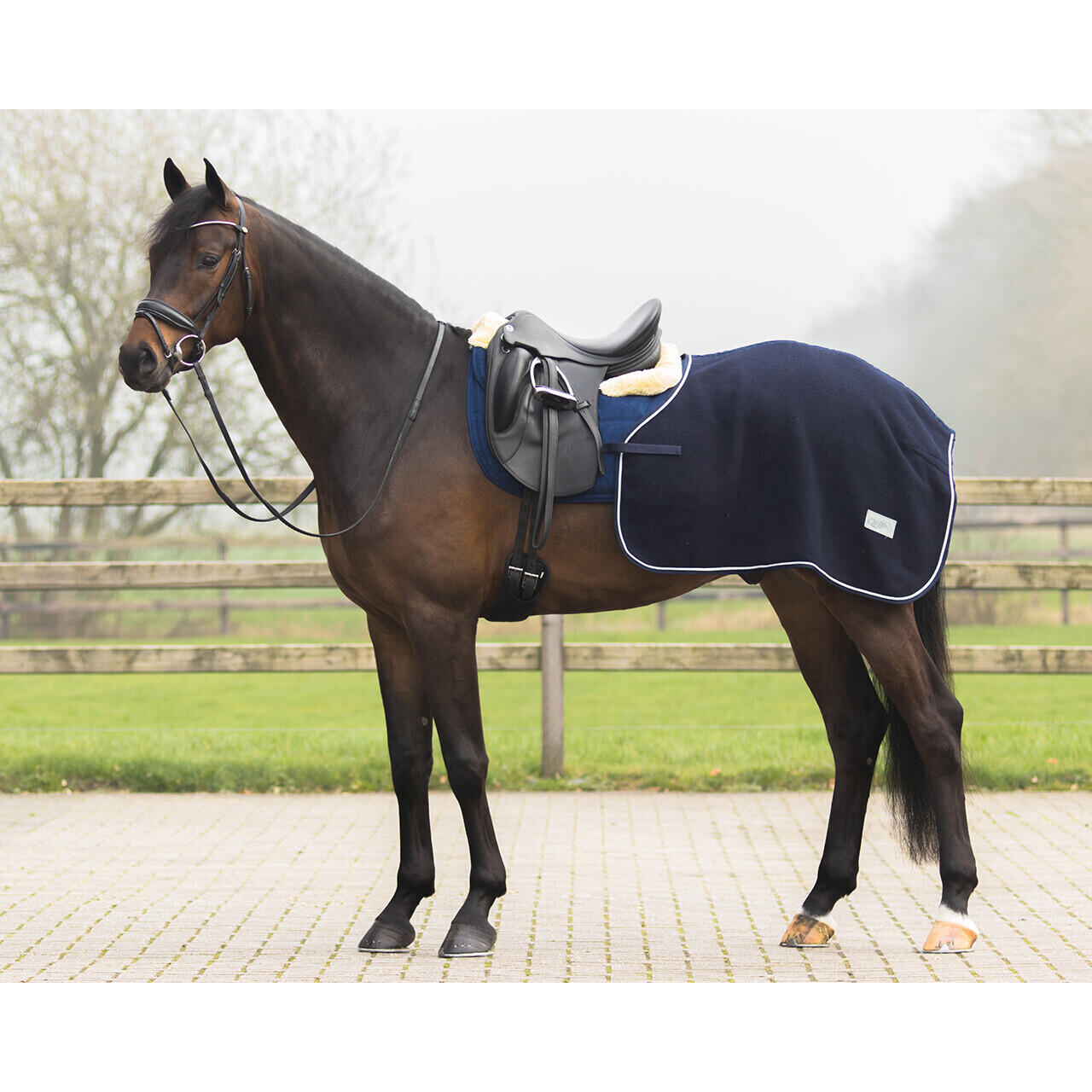 Couverture marcheur pour cheval en laine QHP Quarter QHP Decathlon
