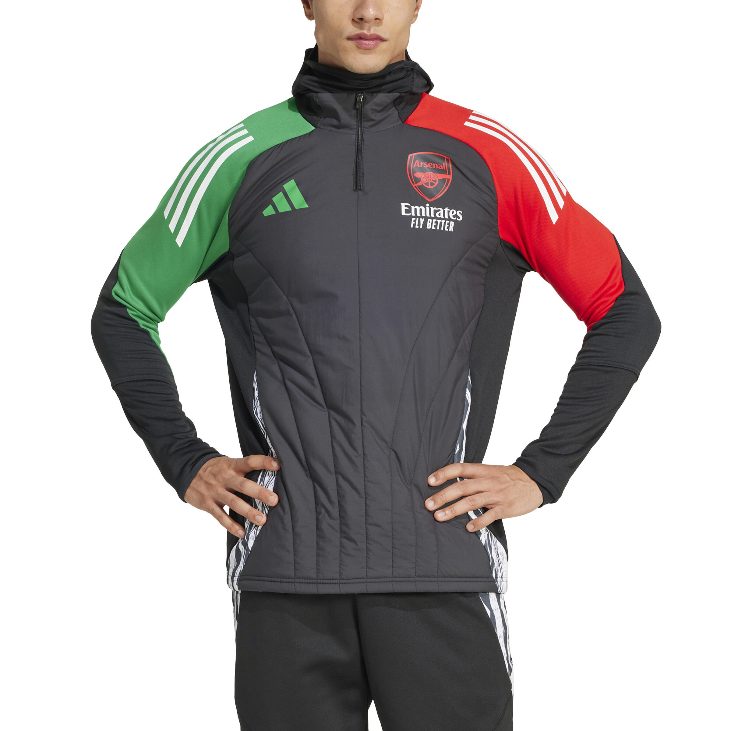 Fajerka treningowa z wbudowanym kapturem Arsenal Tiro 2024/25 3/7