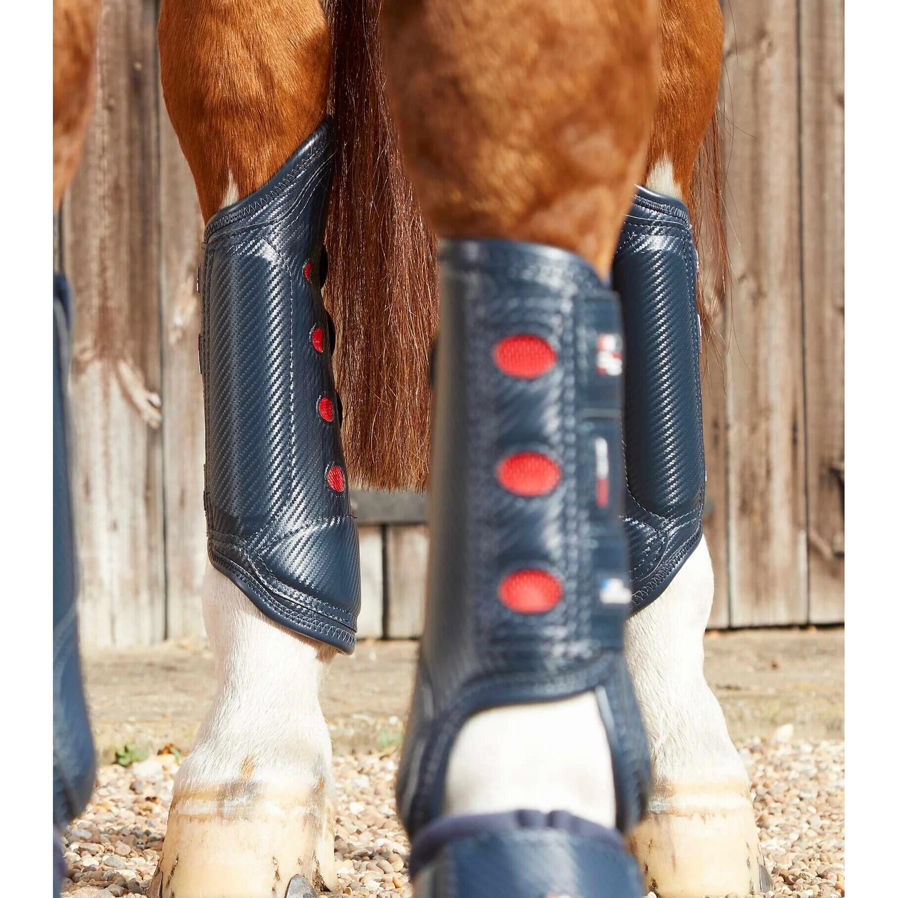 Guêtres postérieurs pour cheval Premier Equine Carbon Tech Air Cooled 3/4