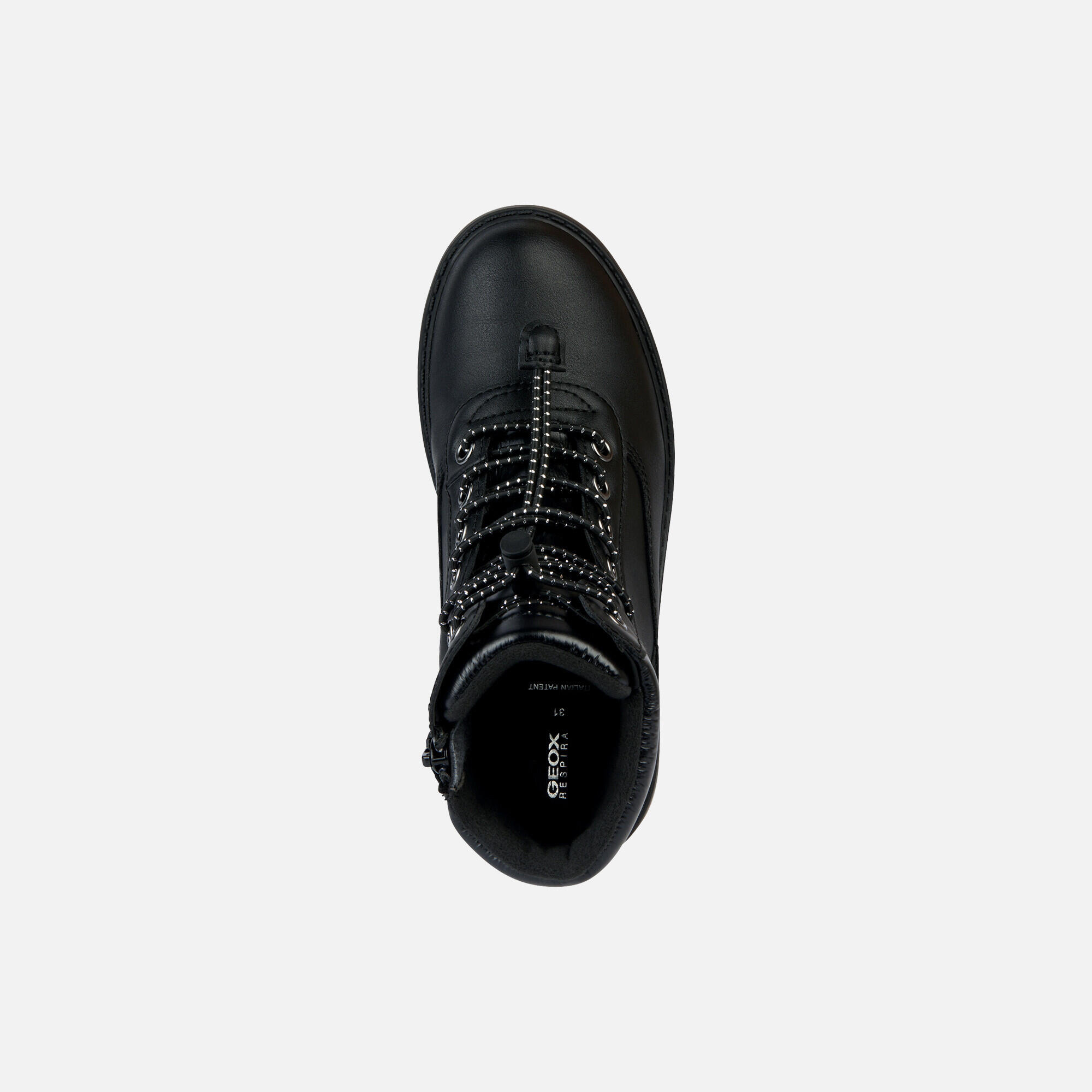 Botas Geox Modelo J Casey Girl B Abx Cor Preto 6/7