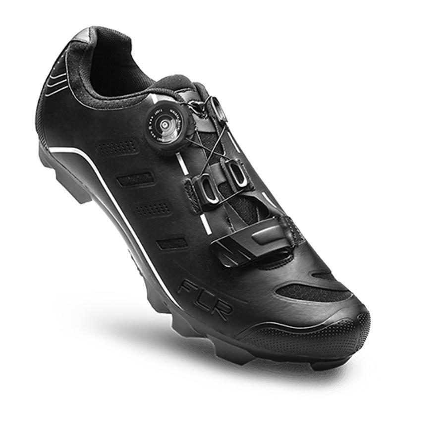 Shoes with knurled fastening + hook-and-loop fasteners FLR Elite F75