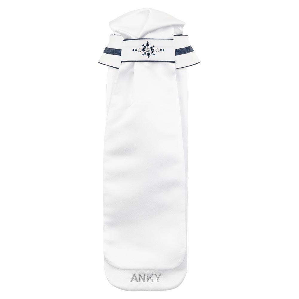 Anky - Cravate D'Équitation Anky Stock Stone-deluxe C-wear - Cravate - Blanc|bleu - S - Decathlon