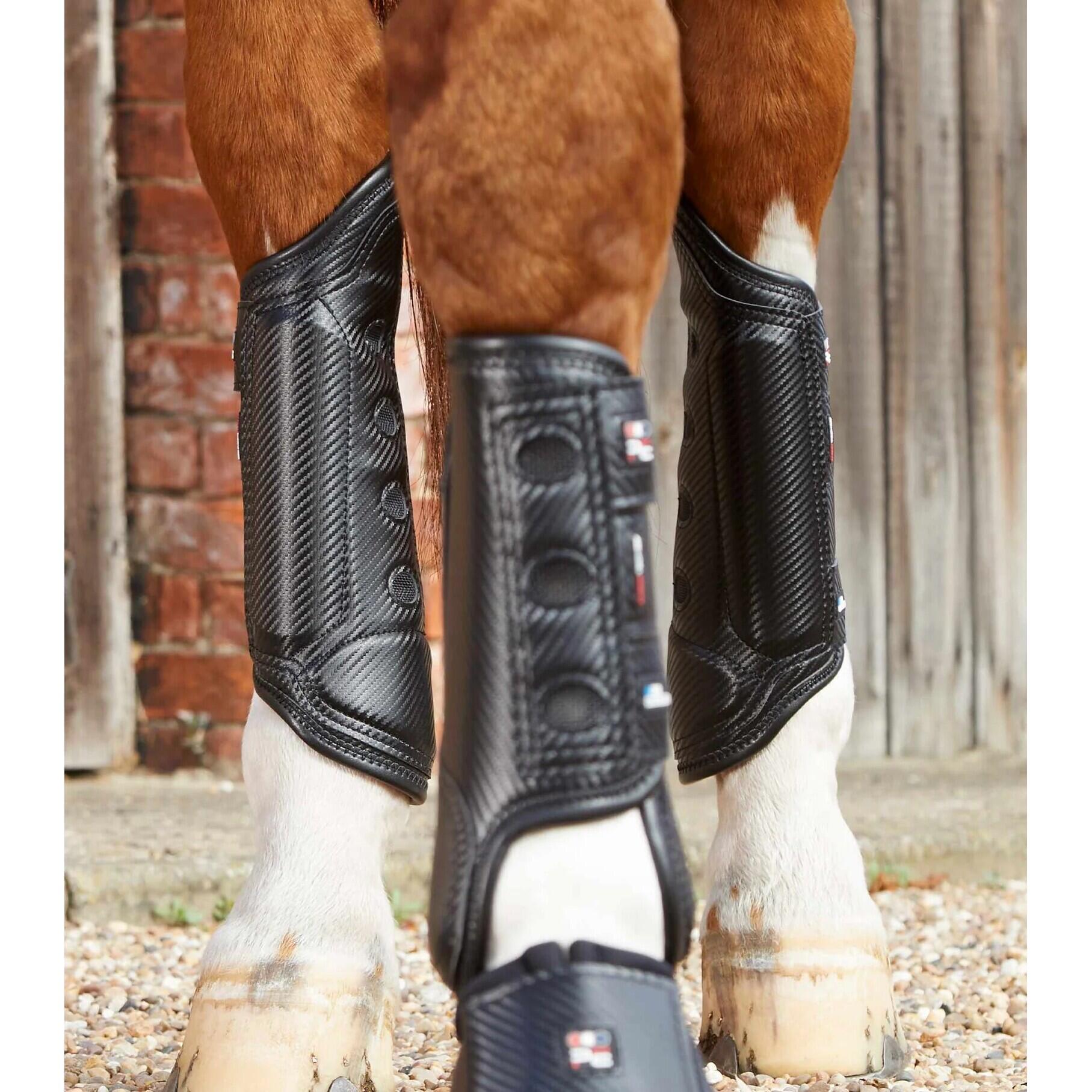 Guêtres postérieurs pour cheval Premier Equine Carbon Tech Air Cooled 2/4