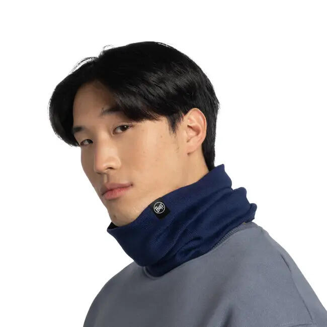 Braga de cuello Knitted Unisex Buff Azul oscuro 4/7