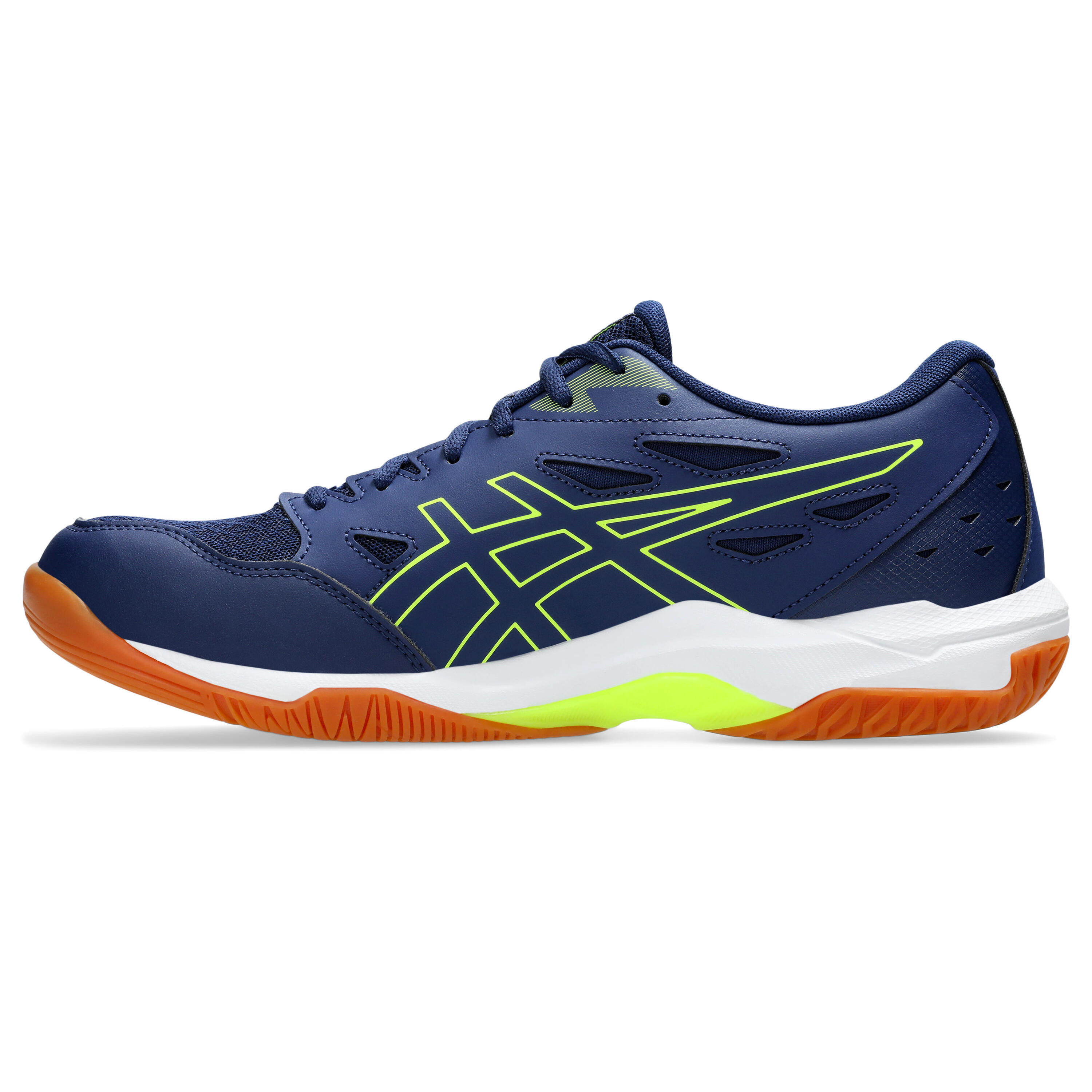 Zapatillas Indoor Hombre- ASICS Gel Rocket 11 - Blue Expanse/Safety Yellow 5/7