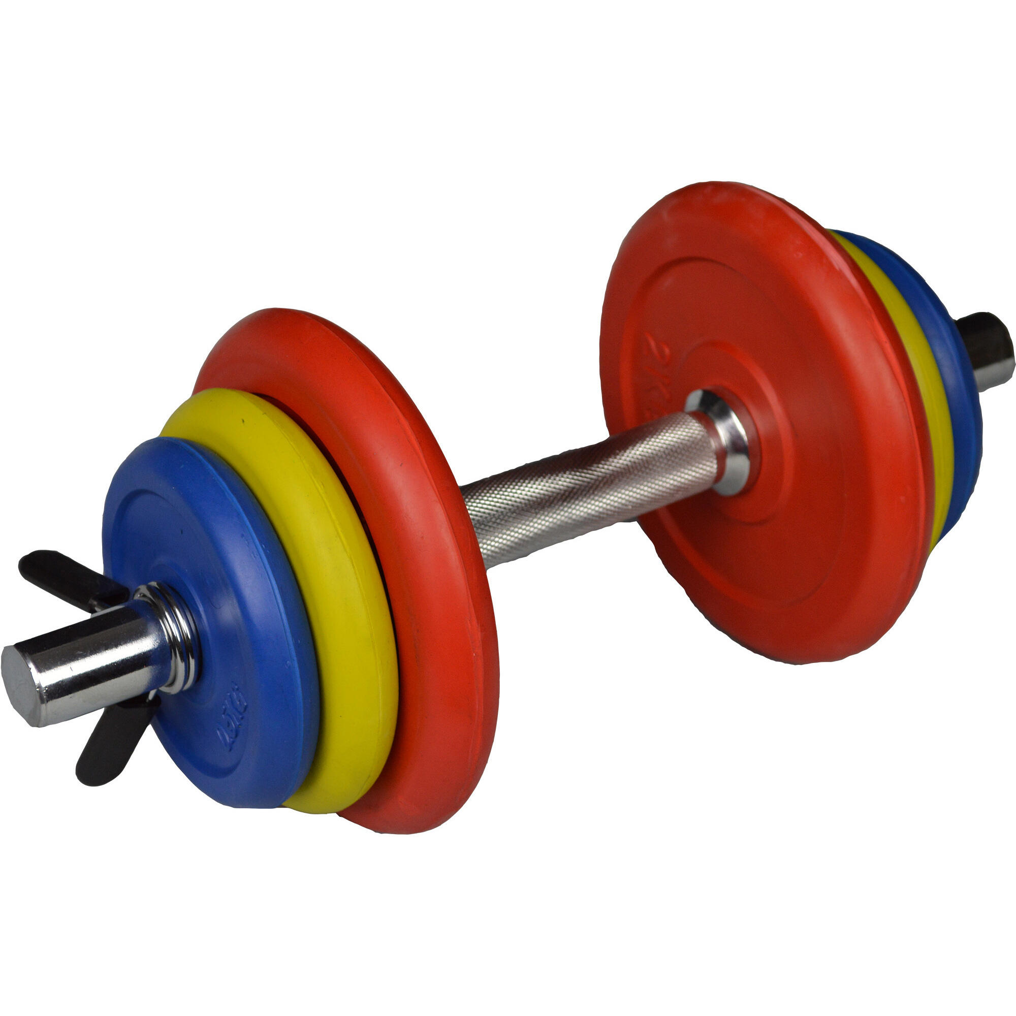 Manubrio da 2 kg + 2 dischi di arresto Sporti 2/2