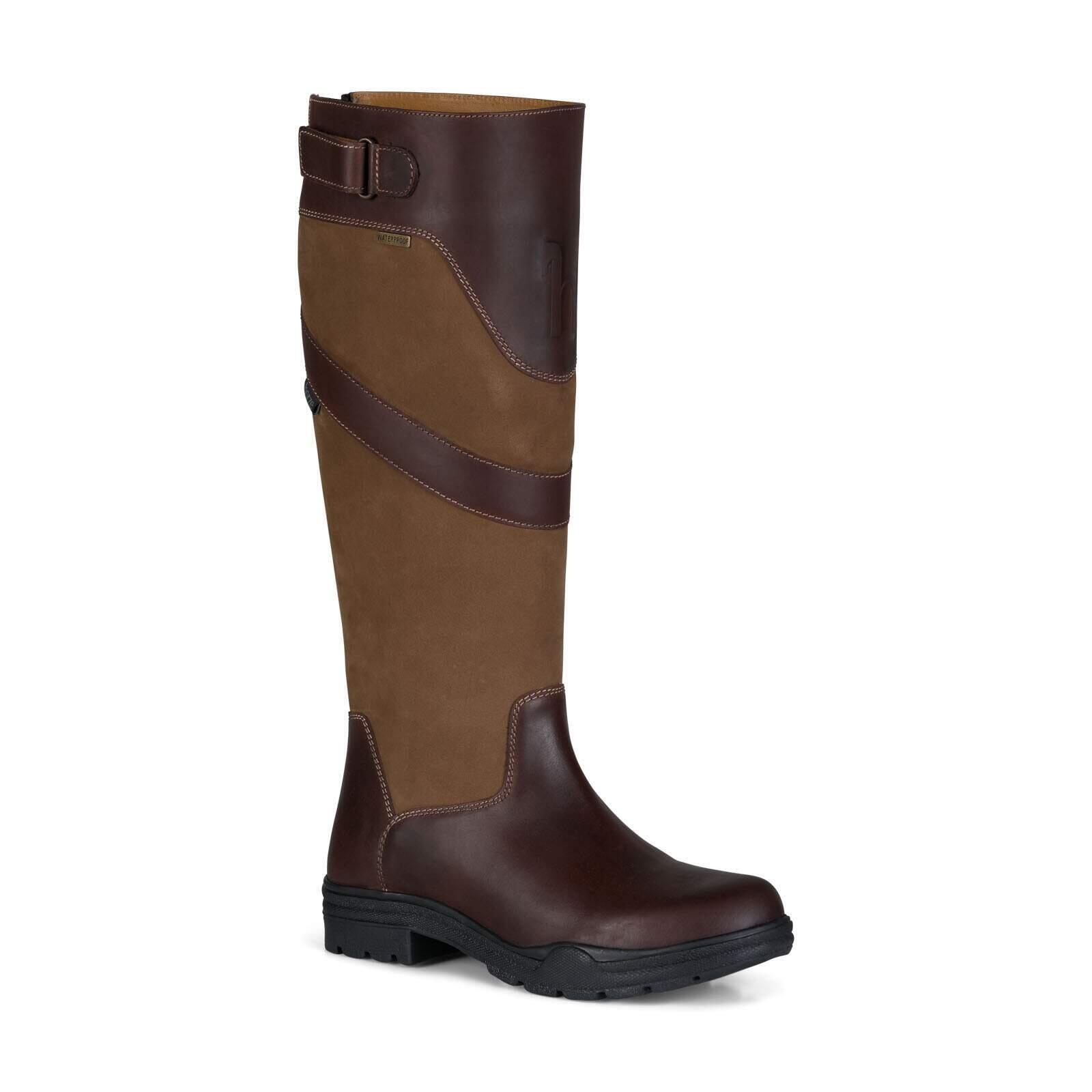 Horze - Bottes D'Équitation Imperméable Campagne Femme Horze Waterford - Bottes - Marron - 37 - Decathlon
