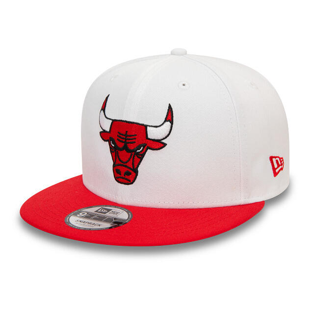 Casquette snapback New Era White Crown Patch 9Fifty Chicago Bulls 3/6
