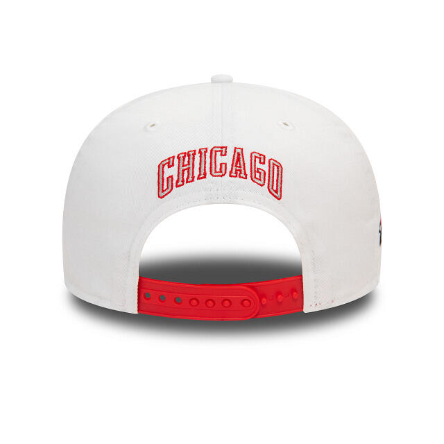 Casquette snapback New Era White Crown Patch 9Fifty Chicago Bulls 5/6