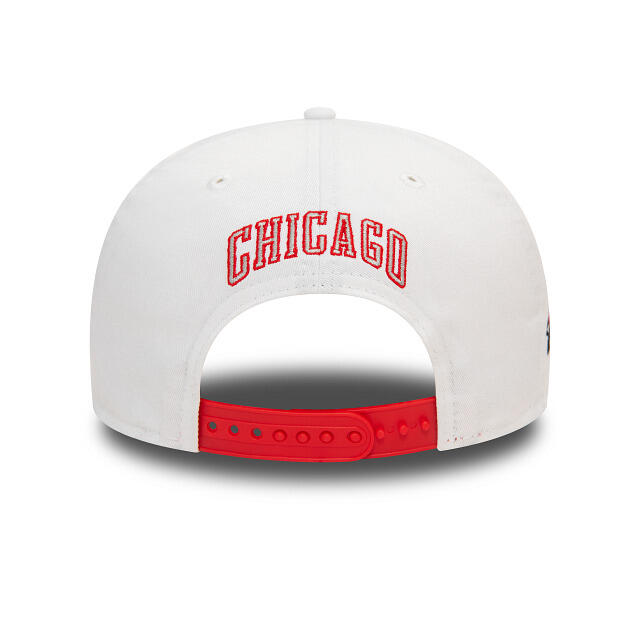 Casquette snapback New Era White Crown Patch 9Fifty Chicago Bulls