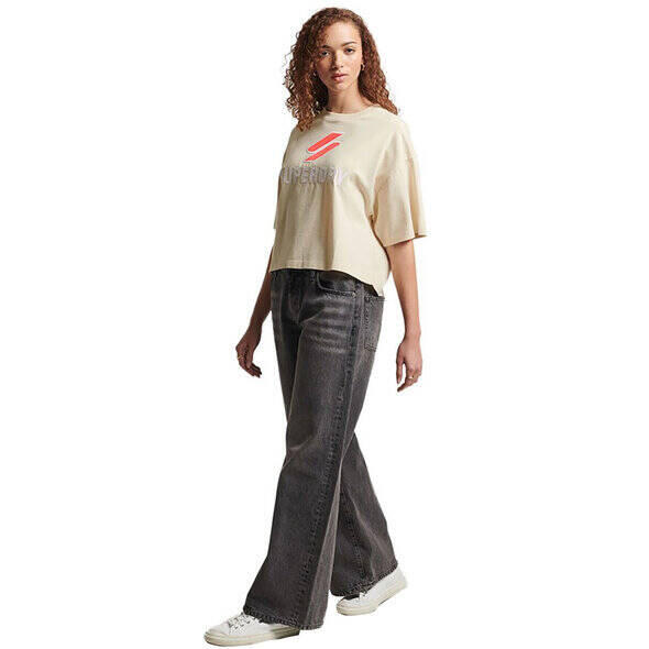 Superdry Code Sl Stacked Apq Boxy Touring T-Shirt pour femmes 4/4