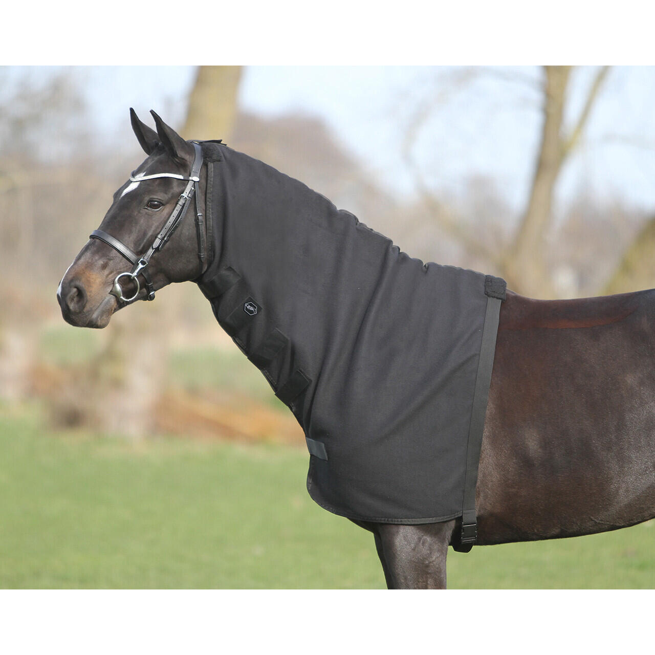 Couvre-cou pour cheval en polaire Q-essentials 1/1