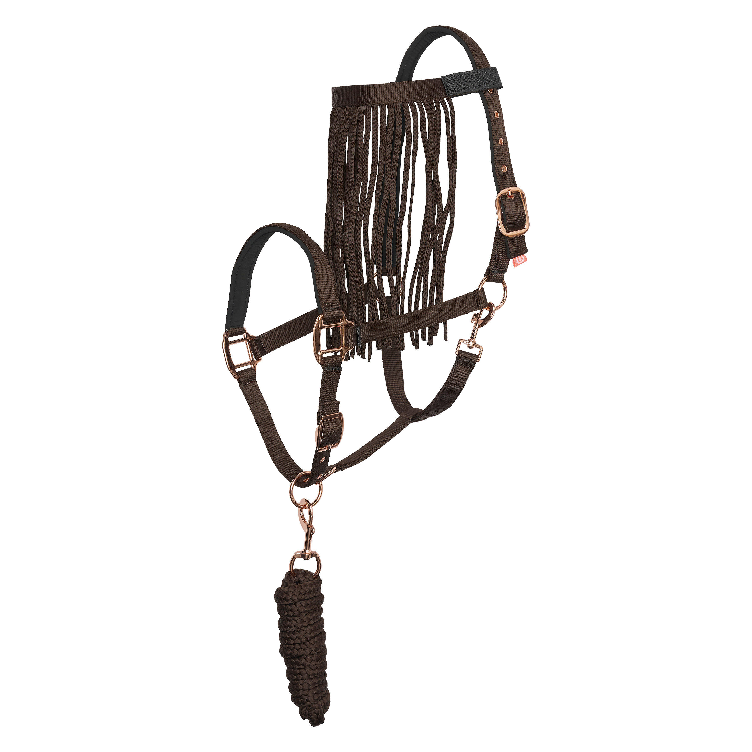 IMPERIAL RIDING Nylon halster en touwset voor paard met vliegenriem Imperial Riding 1