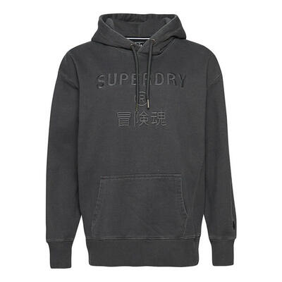 Dames sport sweatshirt superdry code cl garment dye os capuchon