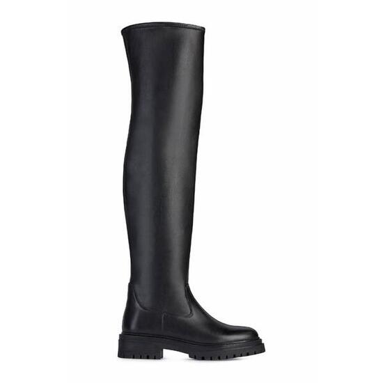 Geox Iridea Overknee-Stiefel Schwarz für Damen