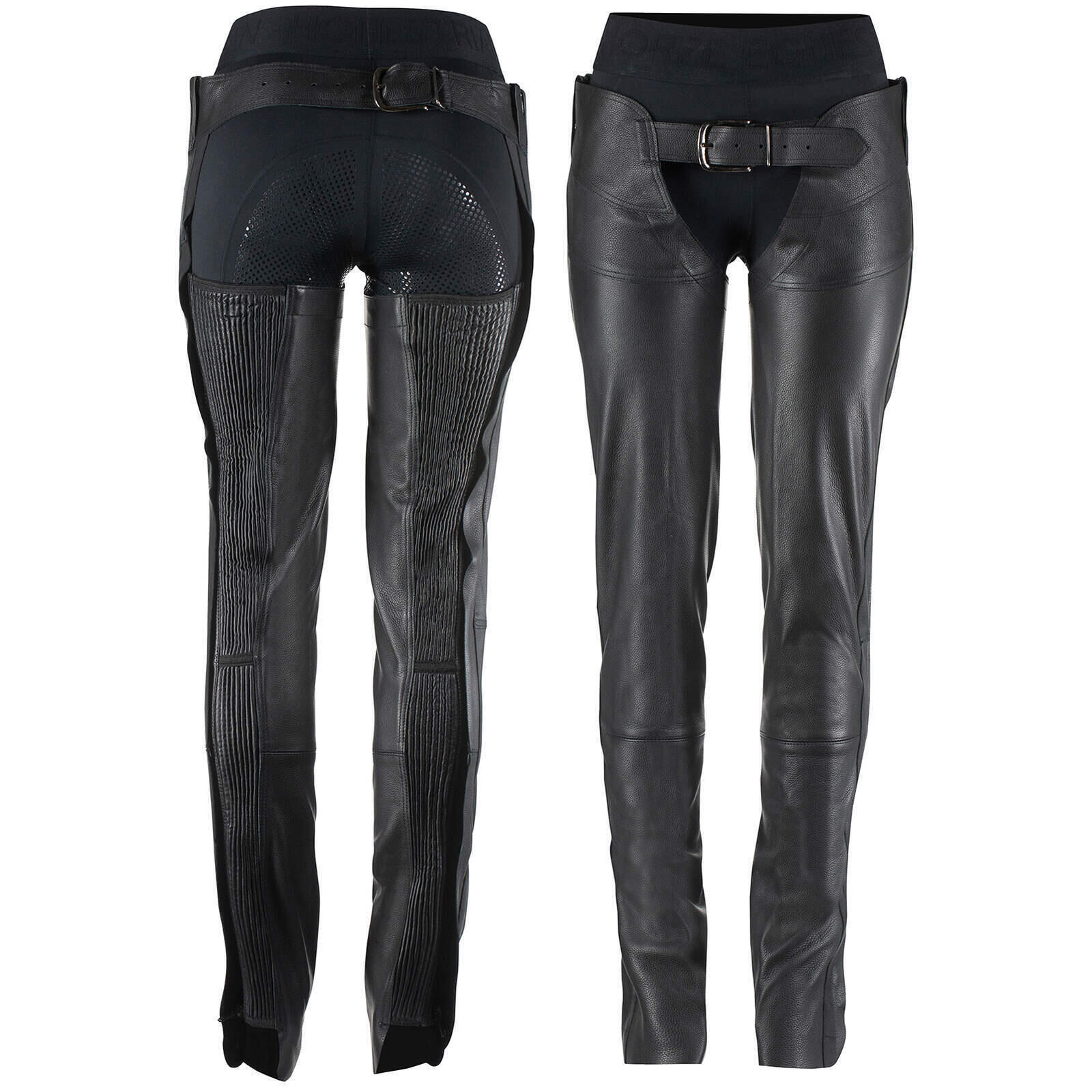 Horze - Chaps D'Équitation En Cuir Horze Blake - Mini-chaps - Noir - 52 2xl - Decathlon