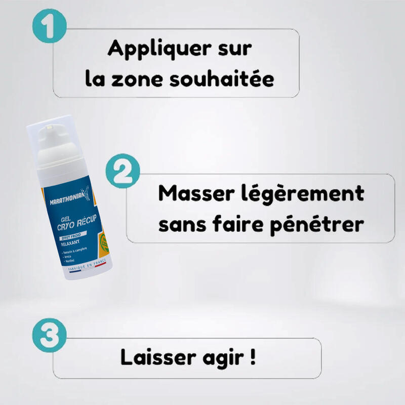 Gel Cryo Recup | récupération effet froid | relaxant | 50ml