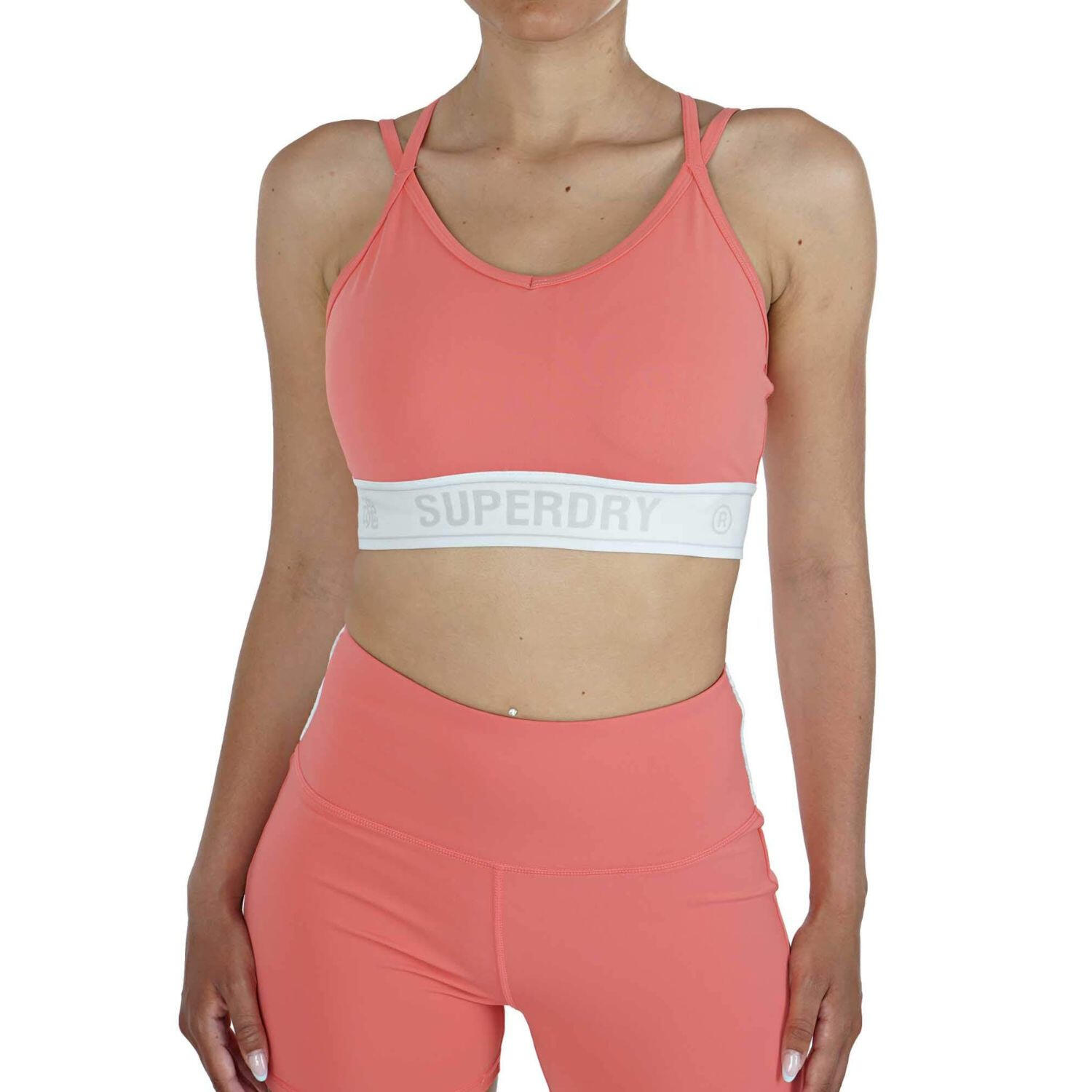 SUPERDRY Superdry Damen Training Riemchen-Sport-BH Top