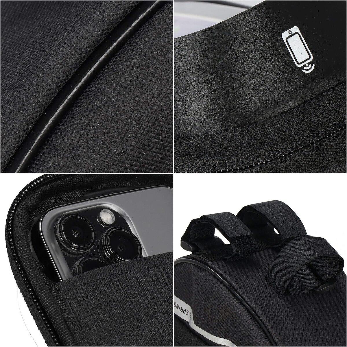 Sakwa rowerowa etui na telefon Springos wodoodporna 4/7