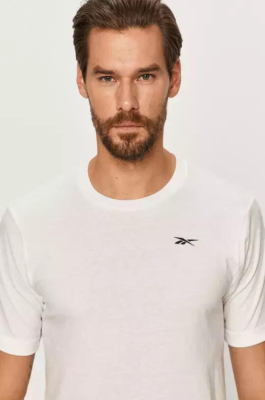 Heren Reebok Crew Neck Tee Santo 3-PAK sport t-shirt 4/5