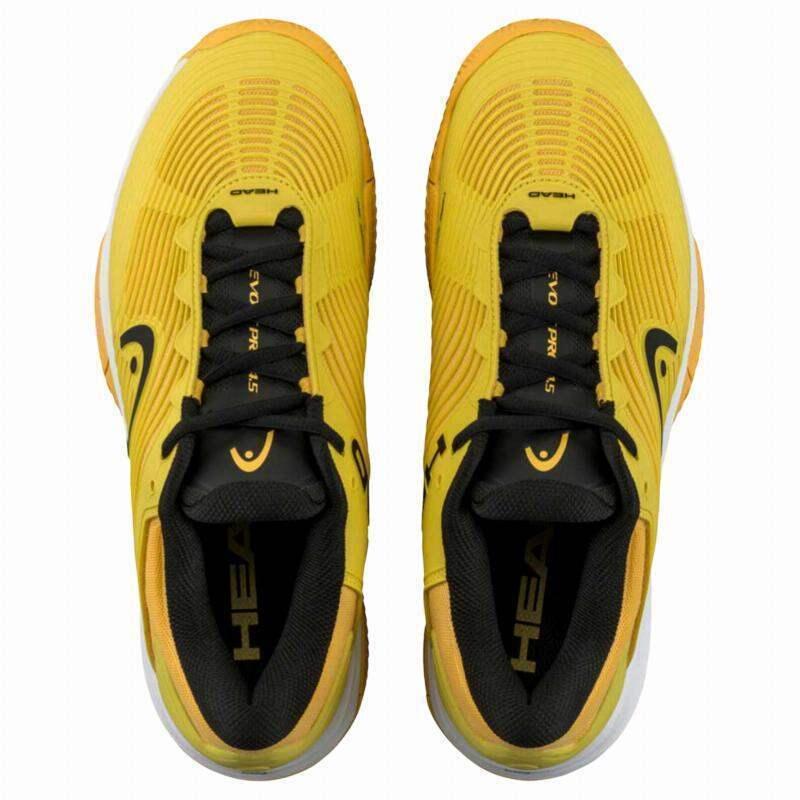 Zapatillas Head Revolt Pro 4.5 Clay Banana Negro 2/5