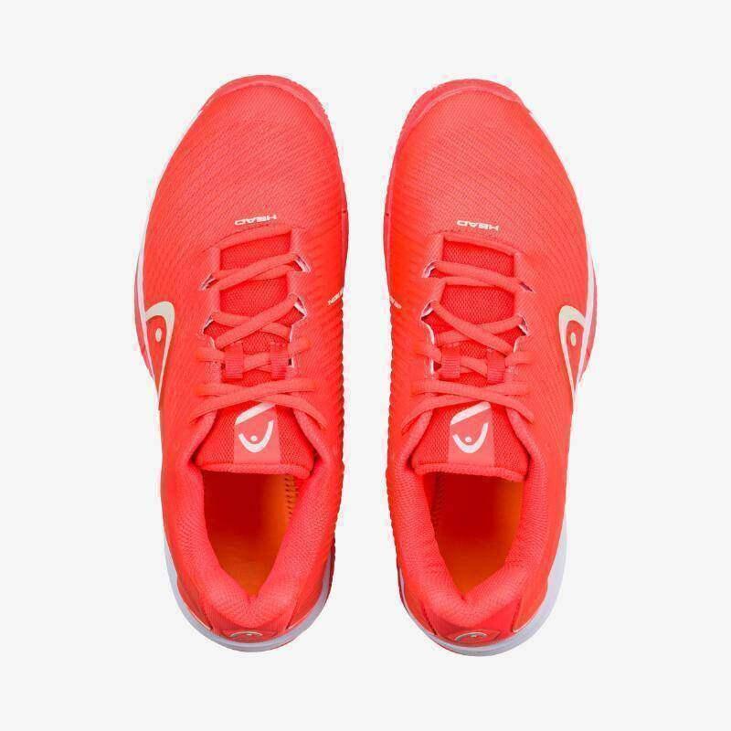 Zapatillas Head Revolt Pro 4.0 Clay Coral Blanco Mujer 3/5