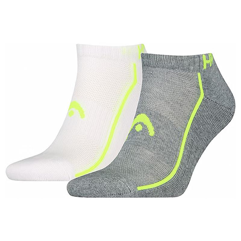 Calcetines Head Performance Sneaker Blanco Gris Lima 2 Pares -  - 35-38