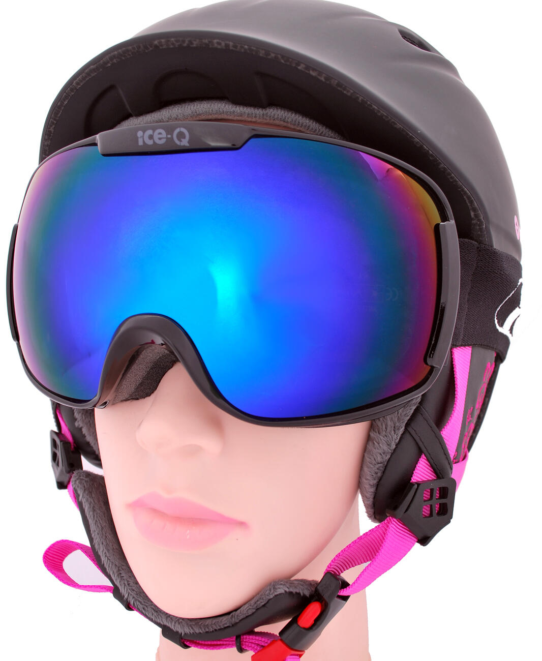 Gogle narciarskie dla dorosłych Ice-Q Alta Badia-3 OTG S3, na okulary
