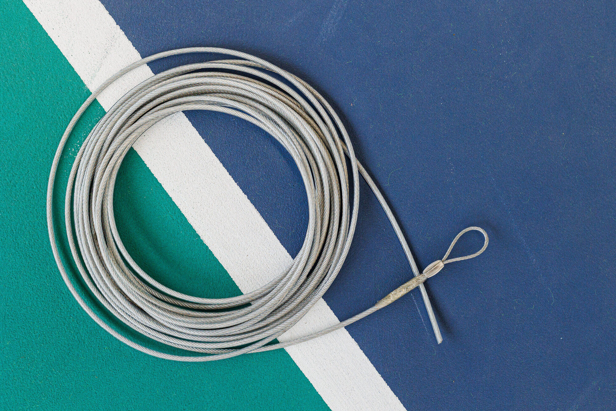 Tennisnetzkabel - Ideal, um das Tennisnetz perfekt zu spannen. 1/1