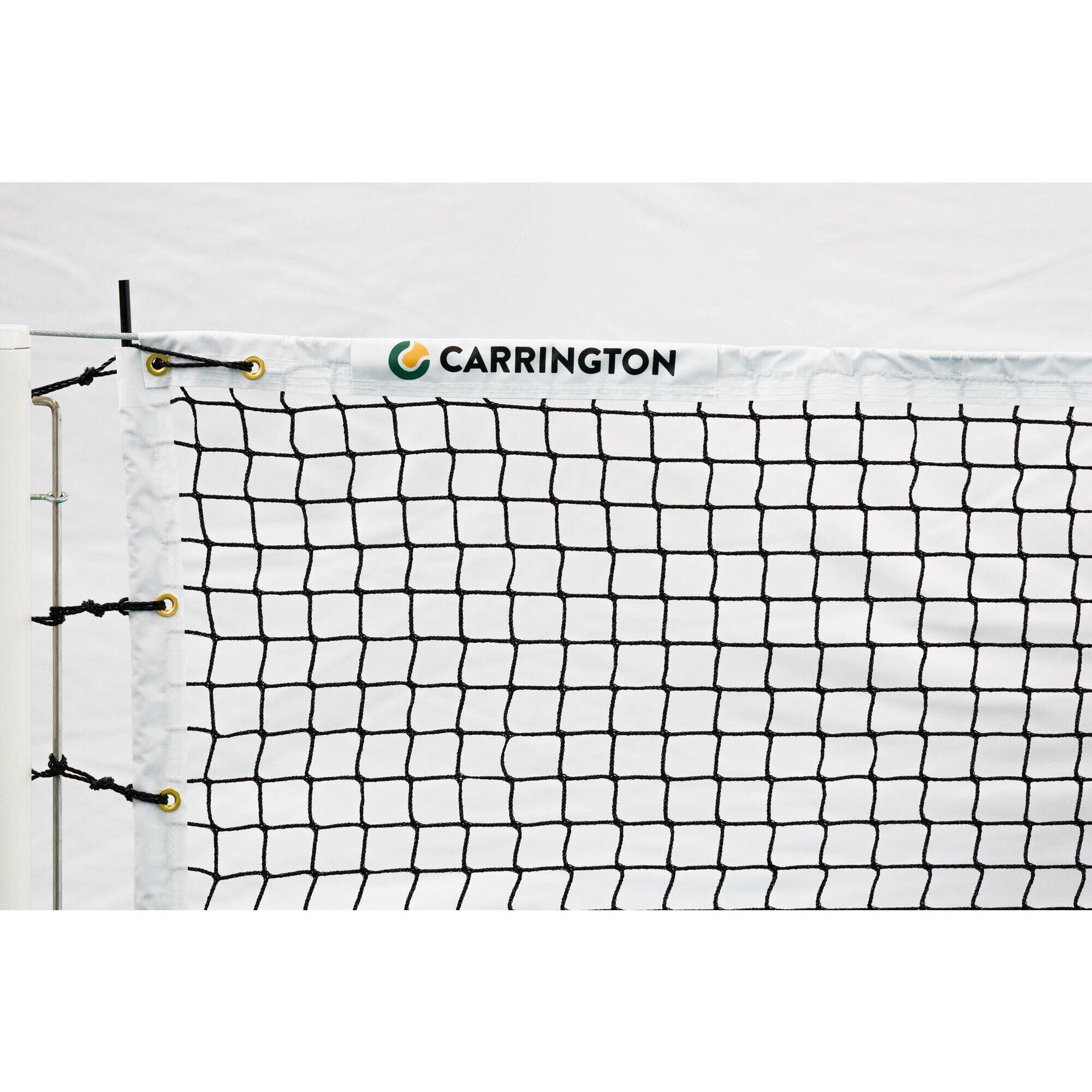 Carrington - Filet De Tennis Indestructible 6mm - Entièrement Renforcé - Filet De Tennis - Noir - Taille Unique - Decathlon