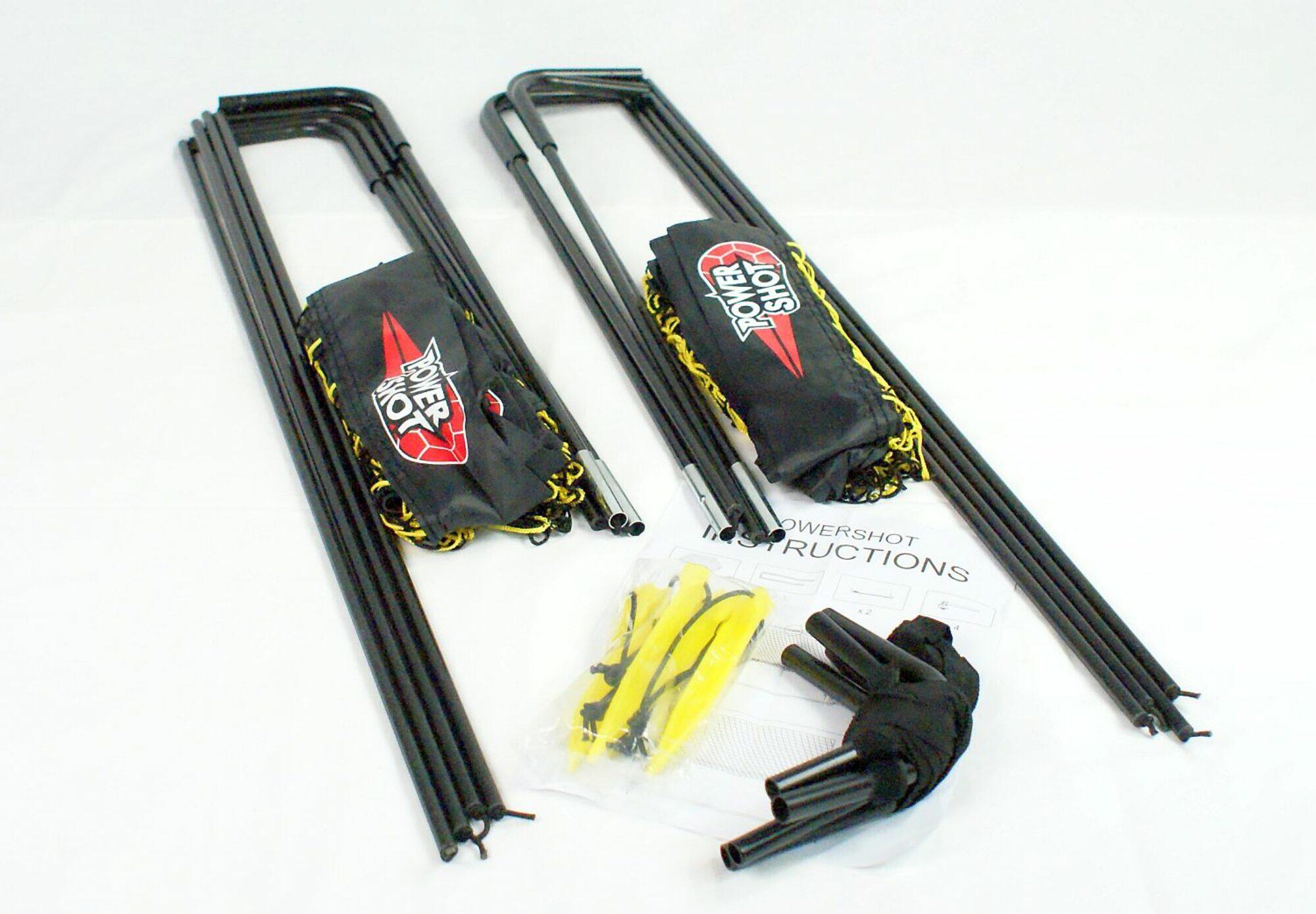 Coppia di porte POP UP 1,2x0,9m - nero/giallo 2/7